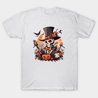 Halloween Skull Terror T-Shirt